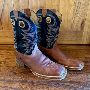 JUSTIN SQUARE TOE COWBOY BOOTS
